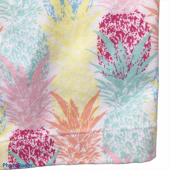 Cynthia Rowley Novelty Pineapple Print Shorts - Picture 6 of 6
